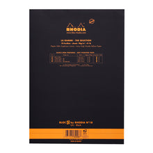 Carica l'immagine nel visualizzatore di Gallery, Rhodia Bloc Le R N°18 liscio nero