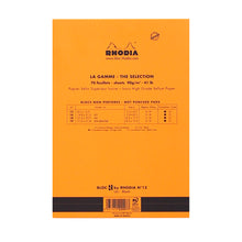 Carica l'immagine nel visualizzatore di Gallery, Rhodia Bloc Le R N°12 liscio arancione